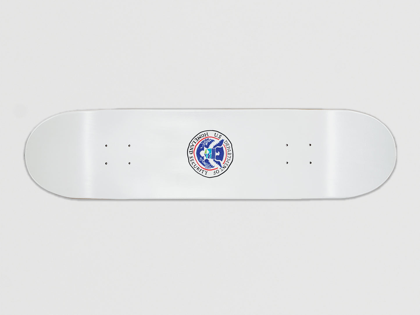 No Skateboarding Skateboard Deck