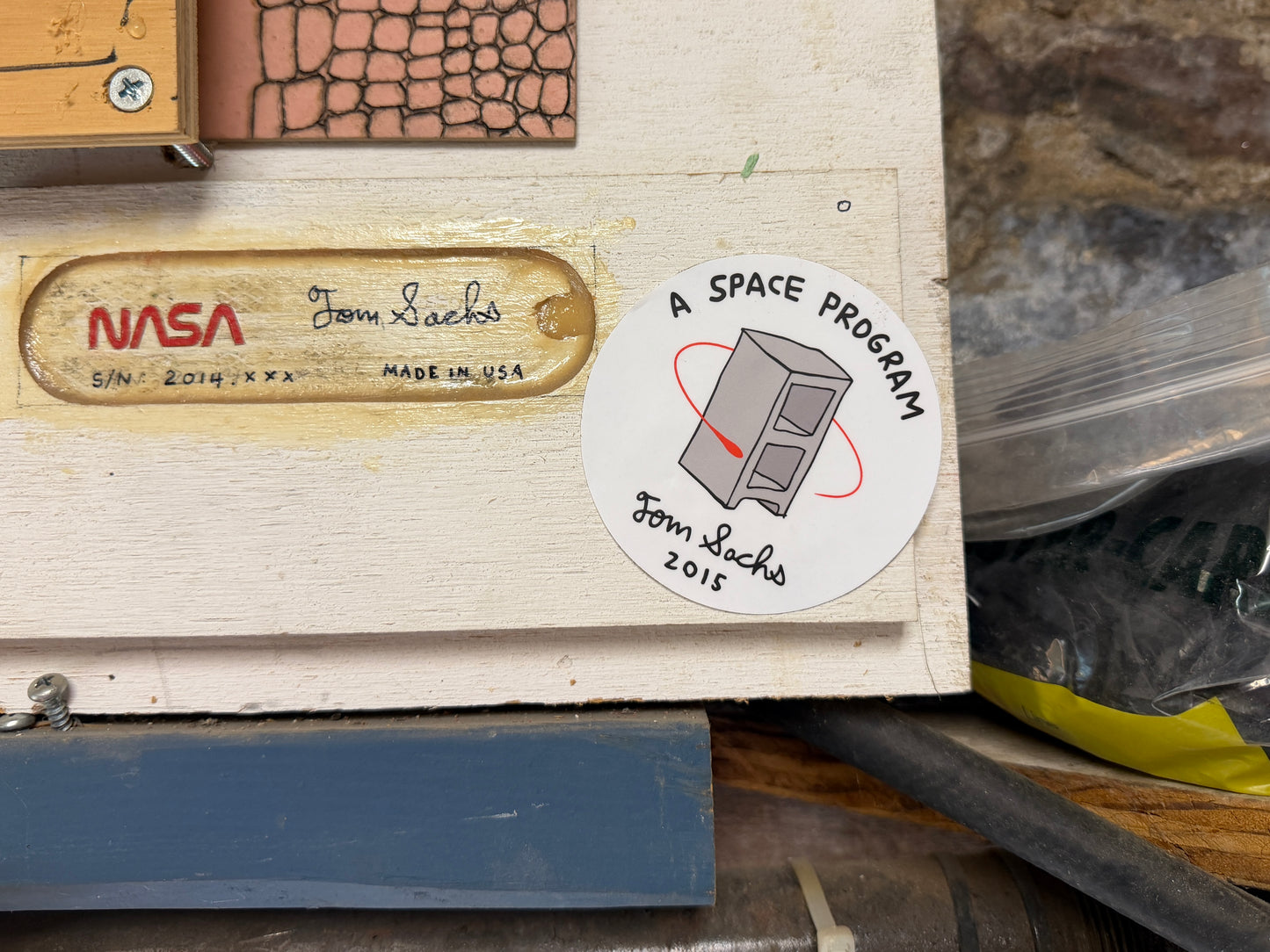 A Space Program Sticker