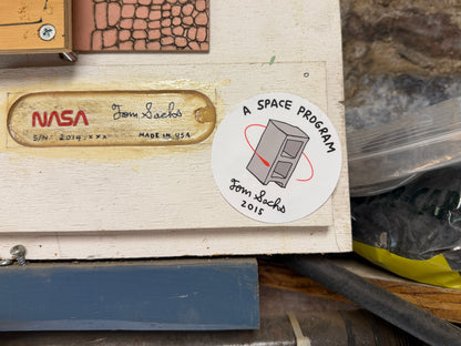 A Space Program Sticker