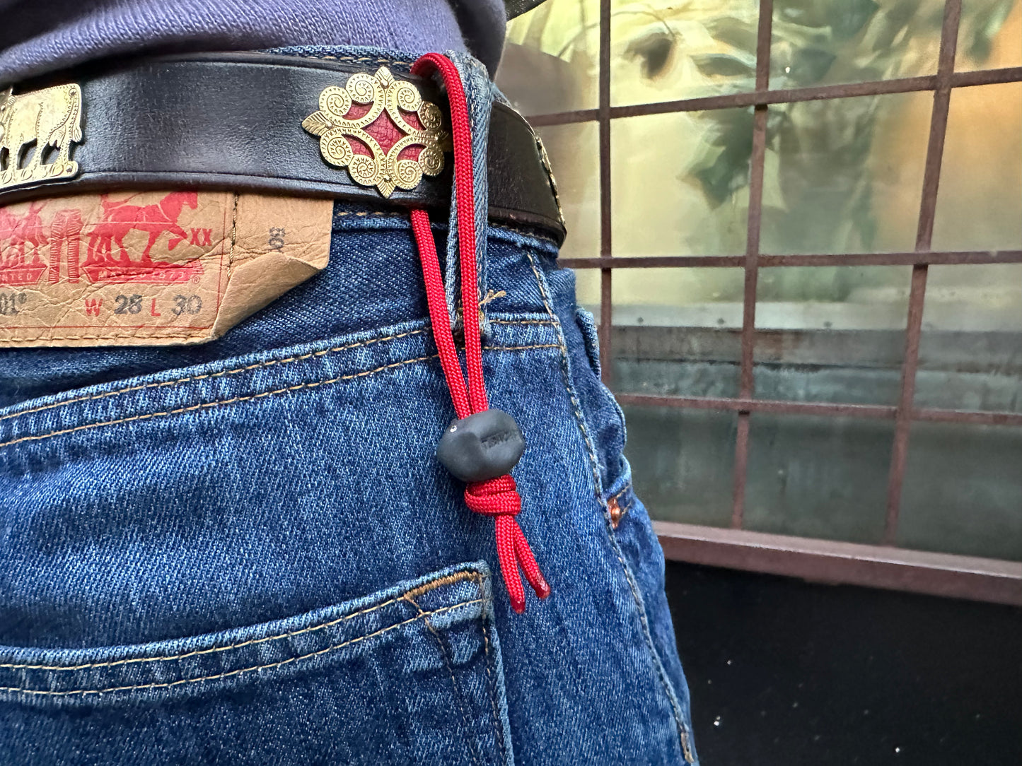 Black Porcelain Bead