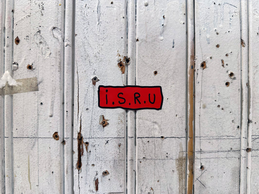 I.S.R.U. Sticker