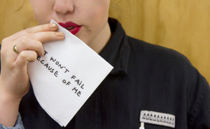 It Won't Fail Because of Me Cocktail Napkins
