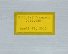 Load image into Gallery viewer, Space Program Official Document
