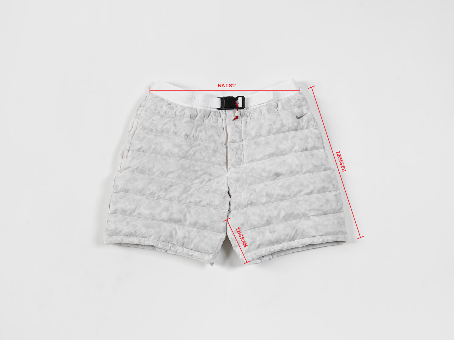NikeCraft: Down Shorts (White)