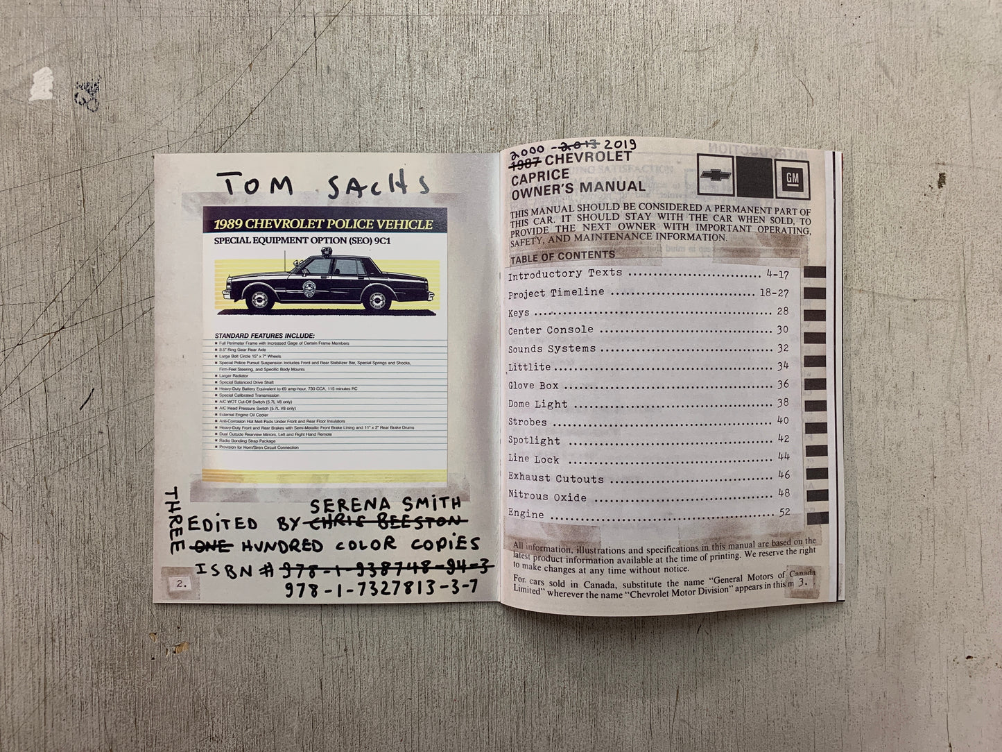 Caprice Owner's Manual  (Second Edition)