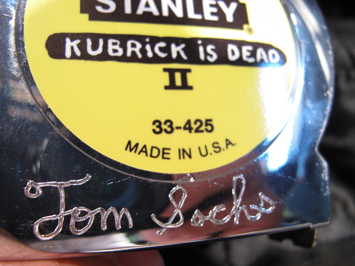 Stanley Kubrick Tape Measure