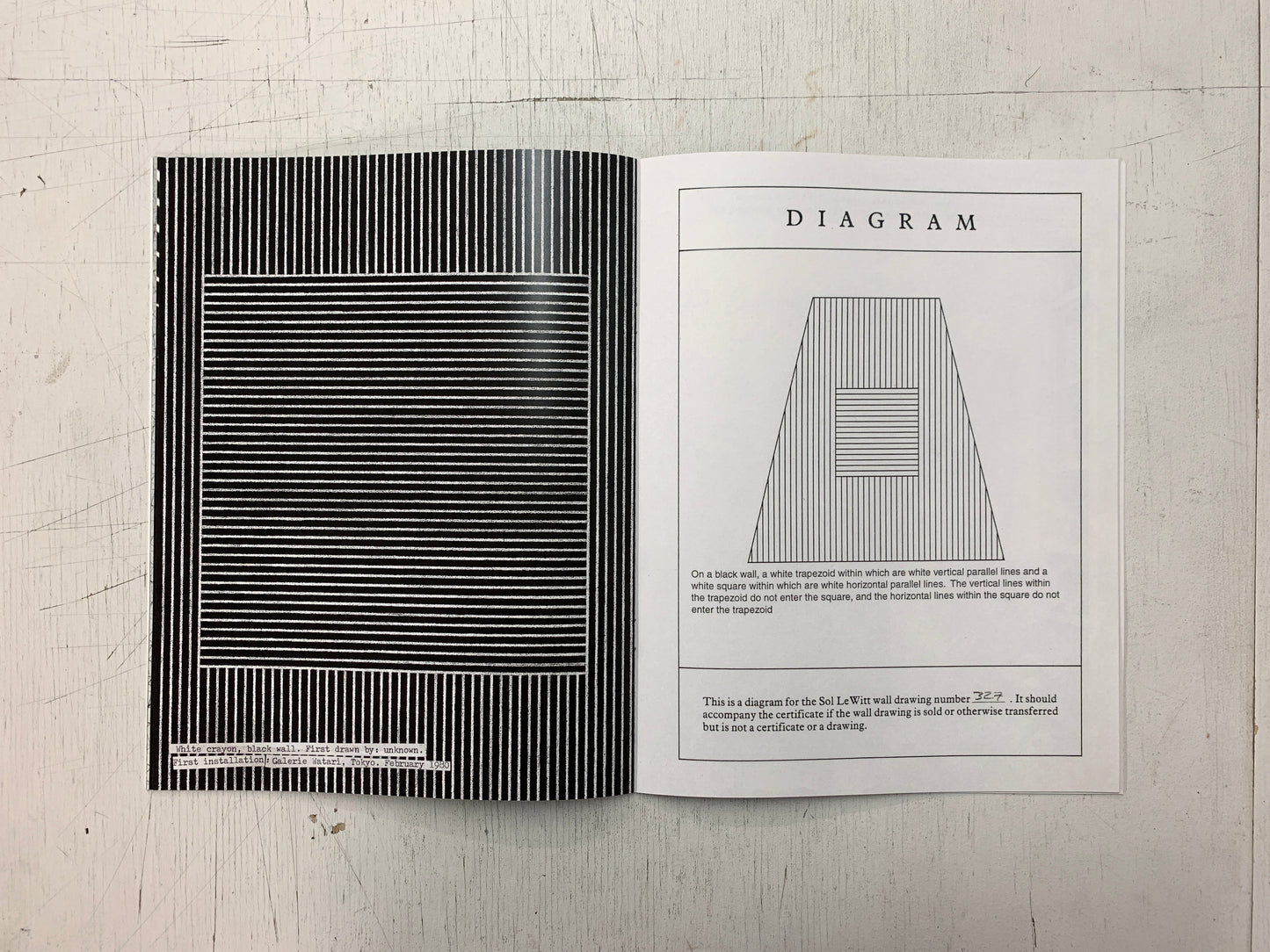 Sol LeWitt Wall Drawing Catalogue Raisonné Zine by Tom Sachs