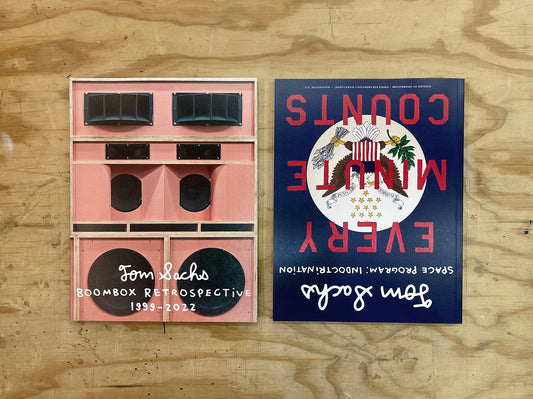 Tom Sachs: Boombox Retrospective/ Space Program: Indoctrination Double Sided Catalogue