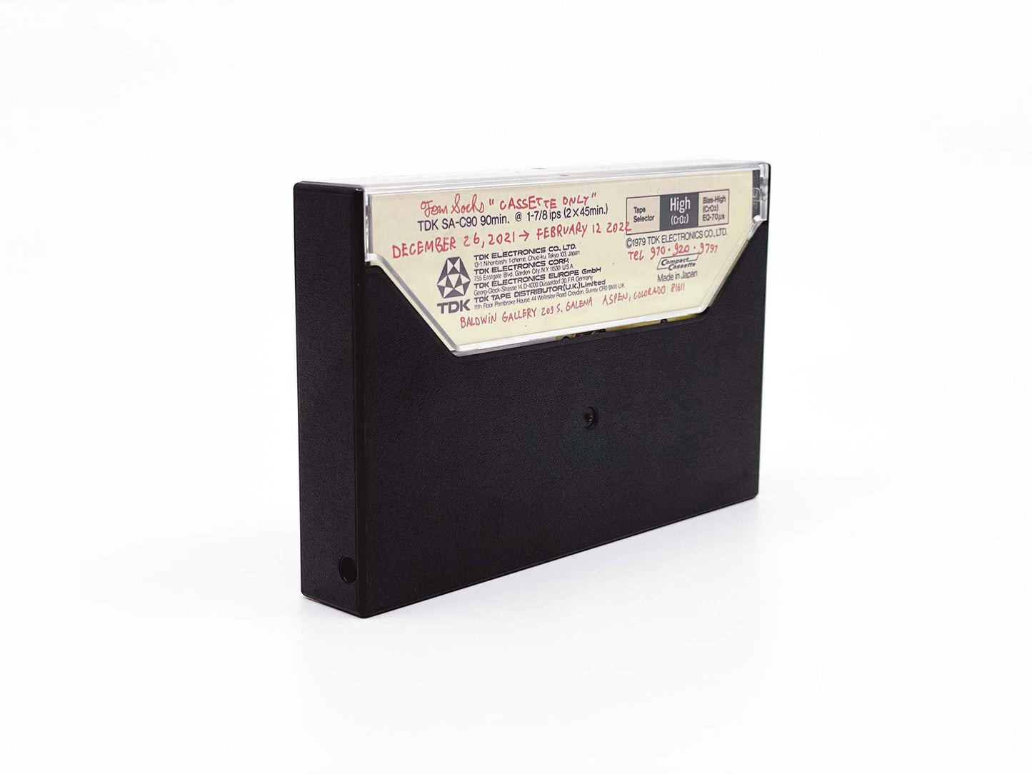 TDK Cassette Zine