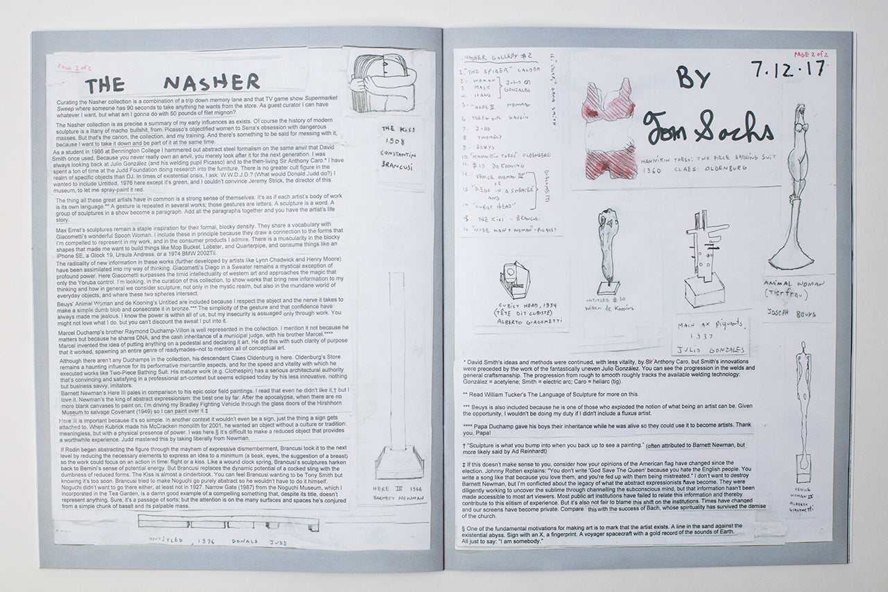 Tom Sachs: Tea Ceremony Nasher Sculpture Center Zine